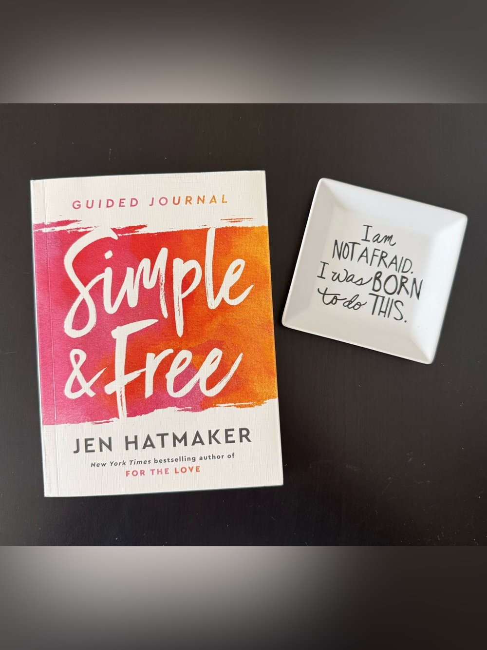 Jen Hatmaker Simple & Free Christian Guided Journal + Inspirational Dish